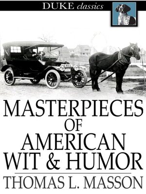 cover image of Masterpieces of American Wit and Humor